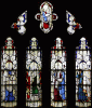 The S chapel glass - E wall.