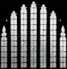 The east window (new church).