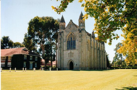 Guildford Grammar School Chapel from the SW – image supplied by Guildford Grammar School Library.