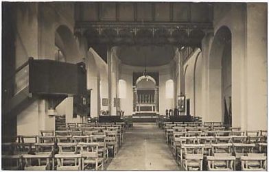 Our Lady of Mercy and St Thomas of Canterbury, Gorton – interior.