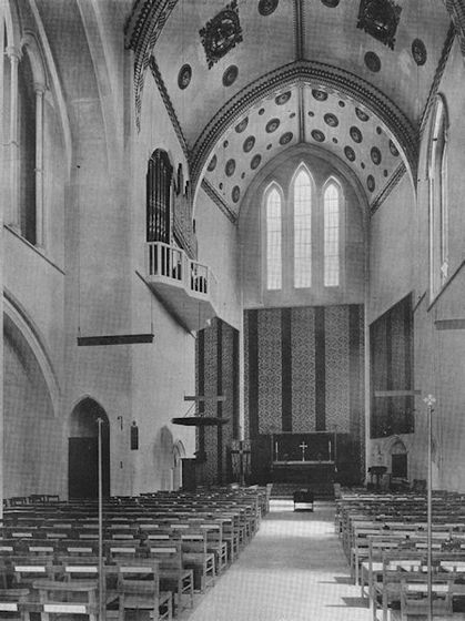 Interior of St Erkenwald's