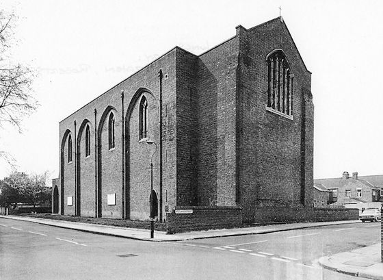 St Stephen, Grimsby from the SE (© Crown copyright. NMR).